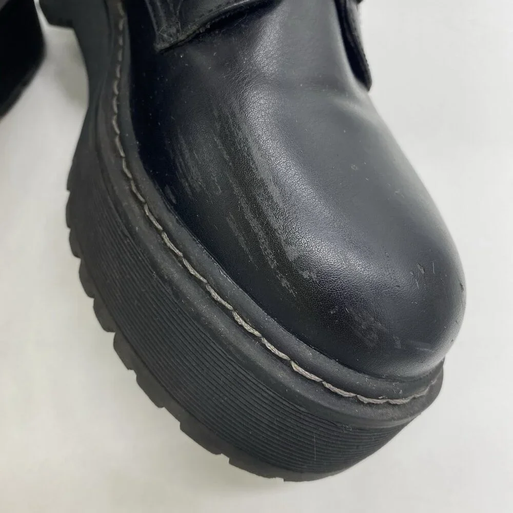 Steve Madden Basille Lace Up Platform Lug Sole Boot Women 11 Combat 90s Grunge - Picture 9 of 16